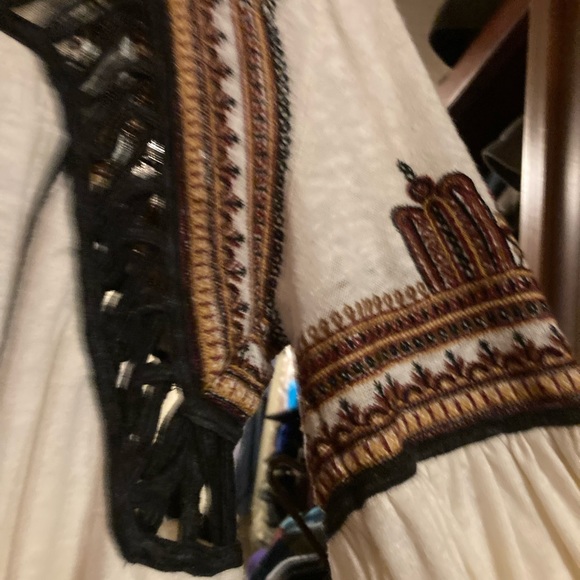 Free People Snow Kisses Embroidered Blouse - Picture 7 of 9